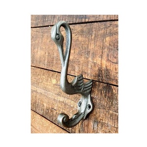 Metal Aluminium Swan Bird Design <b>Decorative</b> <b>Hook</b> Double <b>Decorative</b> <b>Coat</b> <b>Hook</b> for Home Decoration - Product Image 1
