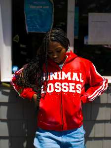 Boxy Fit logotipo personalizado 100% algodón hombres sublimación en blanco liso pulóver sudaderas con capucha sudadera con bordado desgastado para hombres - Product Image 4