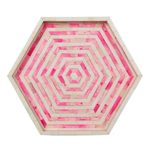 Bandeja de servicio Rectangular con incrustaciones de hueso hechas a mano de calidad genuina, diseño de hojas de tamaño personalizado de resina negra para uso en restaurante en casa - Product Image 4