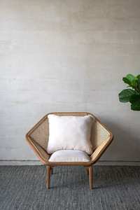 100% chaise hexagonale en rotin en bois de teck massif de qualité supérieure avec coussin pour salle à manger chambre salon parfait maison hôtel meubles - Product Image 2