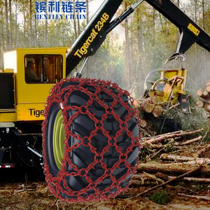 Studded hợp kim máy kéo chuỗi 2900shp loader Chuỗi mô hình vuông lốp chuỗi 2933shp-11 - Product Image 6