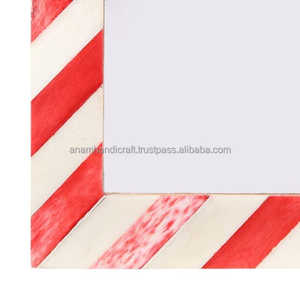 Tùy chỉnh chất lượng tốt nhất thủ công đẹp bằng gỗ xương và nhựa Inlay hình ảnh Khung ảnh để trang trí từ Ấn Độ. - Product Image 2