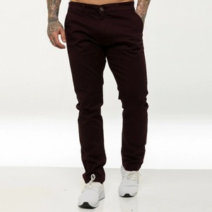 Pantalon pour homme en coton délavé, couleur beige, coupe droite, pantalon de jogging décontracté avec passepoil latéral blanc, taille élastique et poches latérales - Product Image 4