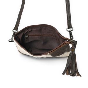 Bolso bandolera de cuero vacuno con correa de hombro hecha a mano, bolso para mujer - Product Image 5