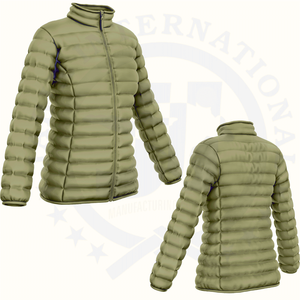 Veste d'hiver en peluche épaissie et de coupe ample avec impression de logo personnalisé grande taille pour hommes et femmes - Product Image 1