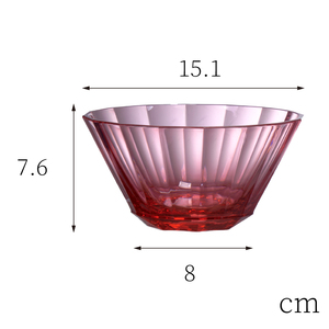 Holar-cuenco de plástico reutilizable para ensalada, Chips hechos en Taiwán, reutilizable, a rayas, sin BPA y personalizado - Product Image 3