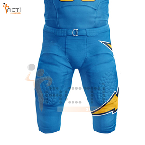 Meilleures ventes 2024 - Tenues de football américain pour hommes adultes respirantes de haute qualité 100% polyester - Personnalisation du nom et des couleurs de l'équipe - Product Image 6