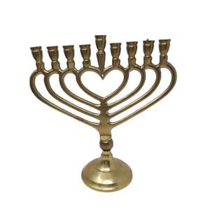 Candelabro de Latón Tradicional Hecho a Mano con Color y Logotipo Personalizados, Forma Redonda, para Decoración Religiosa Navideña del Hogar - Product Image 6