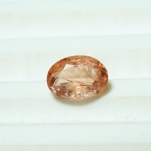 Piedra preciosa suelta de corte ovalado facetado de topacio imperial Rosa natural para la fabricación de joyas - Product Image 3