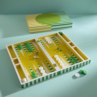 Nouveau choix personnalisable OEM Design fait à la main MDF laque Backgammon ensemble 3 1 échecs dames boîte de rangement Vietnam HNH