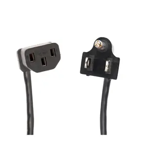 Cable de extensión eléctrico aprobado, disponible en C13/c14/c19/c20, Estados Unidos/Canadá/Japón, 5-15p, Cable de alimentación