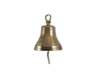 Large Solid Antique Brass <b>Bell</b> Wall Mounted Hanging Brass <b>Bell</b> Nautical <b>Ships</b> <b>Bell</b> for Dinner Christmas & Decorations - Product Image 5
