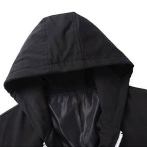 Chándal cortavientos de color sólido para hombre, ropa deportiva con logotipo personalizado, chándal cortavientos de nailon ligero 100%, conjunto de 2 piezas - Product Image 4