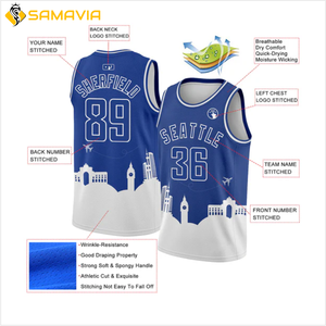Maillots de basket-ball Elite à séchage rapide, uniformes d'équipe respirants de grande taille, fabricant américain - Product Image 2
