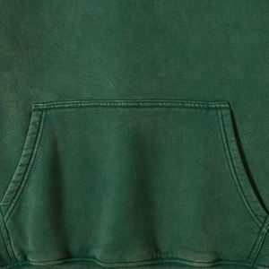 Nueva Sudadera con capucha lavada de mezcla de algodón básica con logotipo y diseño personalizado para hombres, sudaderas con capucha informales cómodas y relajadas para ropa de invierno - Product Image 4