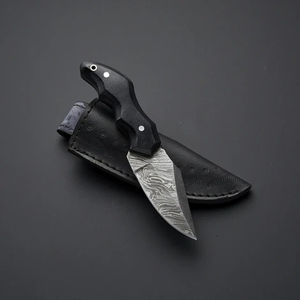 Cuchillo de Caza y Camping de Acero Inoxidable de Grado Industrial Hecho a Mano con Hoja de Punta Clip y Borde Dentado Personalizable OEM con 3 Años de Garantía - Product Image 5