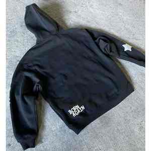 เสื้อฮู้ดโอเวอร์ไซส์สำหรับผู้ชายและผู้หญิงเสื้อผ้าถักแบบมีน้ำหนักพร้อมคุณสมบัติกันหดสำหรับผู้ชายเสื้อมีฮู้ดลายสกรีนลาย - Product Image 5