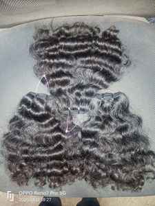Vente en gros Extensions de cheveux humains brésiliens et indiens Remy vierges 100% Tissage non traité - Product Image 5