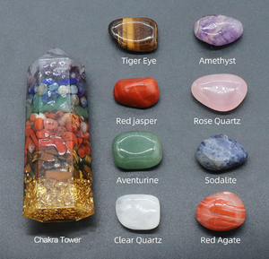 Cristaux Chakra Pierres de Guérison Ensemble Cristaux pour la Méditation Boîte Cadeau de Guérison par Alif cristal et agate - Product Image 4