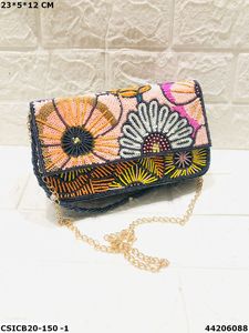 2023 Top Quality Product Summer <b>Beaded</b> Purse Beach <b>Handbags</b> for Women Woven Handmade Ladies Bag Gift Embroidery <b>Handbag</b> - Product Image 4