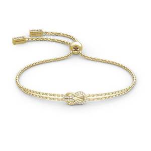 กำไลข้อมือเงินแท้ชุบโรเดียม Jeulia Infinity Love ประดับเพชร มุก และเพทาย - Product Image 1