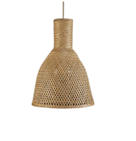 Nouveau Design Populaire Rotin Suspension Lampe Restaurant Bar Décoration Suspension Lampe Pour Café & Restaurant