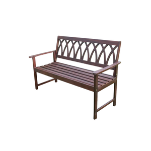 Cris chaise pliante en bois avec dossier croisé pour patio extérieur banc parc meubles de jardin ensemble centre commercial utilisation - Product Image 2