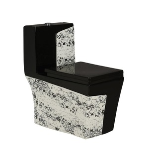 Inodoro occidental moderno al por mayor, artículos sanitarios de baño sifónicos de una pieza, WC de cerámica de diseño blanco, inodoros de hospital cuadrados - Product Image 3