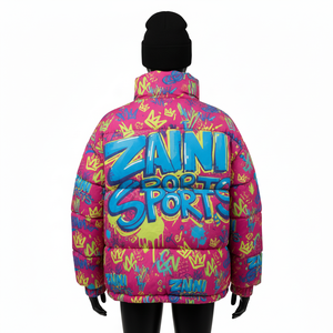 Chaqueta Acolchada para Mujer, Tejido de Poliéster Premium con Relleno, Diseño de Paneles Acolchados, Chaqueta Acolchada con Logotipo Personalizado para Mujer - Product Image 2