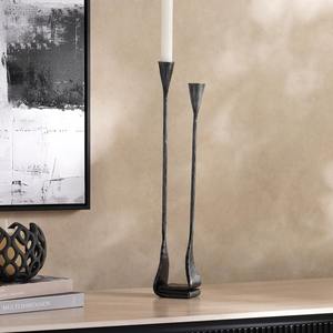 Elegant <b>Brass</b> <b>Candle</b> <b>Holder</b> Decorative Lighting Stand for Home Interior Table Centerpiece and Festive Room Decoration - Product Image 2
