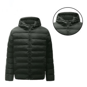 Veste d'hiver matelassée personnalisée de haute qualité, nouvelle tendance, imperméable, épaisse, chaude, respirante, à capuche, écologique, parka rapide - Product Image 5