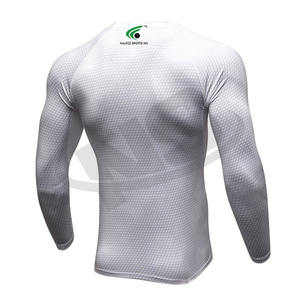 Hot Sale <b>Men</b> Rash Guard Athletic Compression Top Gym Training Wear Fighting Sports Design With Jiu Jitsu <b>Kimono</b> Pattern - Product Image 2