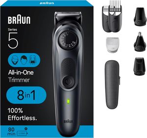 Kit de Estilismo Todo en Uno Braun Serie 5 5471, Recortadora 8 en 1 para Hombre con Recortadora de Barba, Cortapelos y Más, Cuchilla Ultra Afilada - Product Image 3
