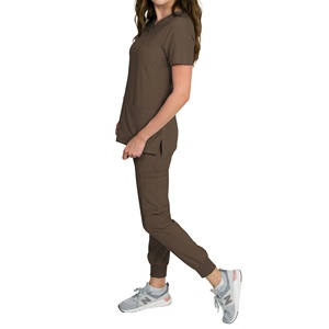 Trajes de manga corta para mujer, de secado rápido Joggers, enfermera Dental, Doctor, bata de laboratorio, uniformes, venta al por mayor, ropa de trabajo para Hospital de mascotas - Product Image 4