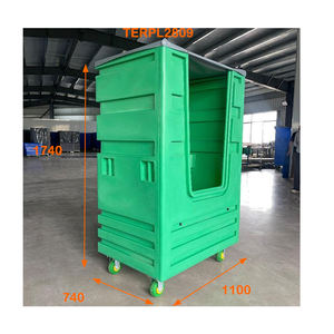 상업용 세탁 장비 1200L 플라스틱 세탁 카트 (수납 바구니 화물 및 보관 솔루션 포함) - Product Image 4