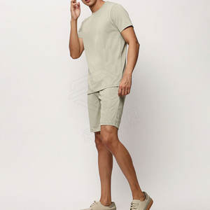 Ensemble de shorts de rue décontractés pour hommes de grande taille Tissu éponge léger Respirant 100% Coton Séchage rapide Utilisation extérieure d'été - Product Image 3