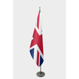United Kingdom Official Indoor <b>Flag</b> Custom Pennant Aluminum Fiberglass <b>Pole</b> Digital Printing Cloth Silk Polyester Material Cars - Product Image 1