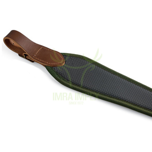 Sangle de pistolet en cuir néoprène réglable avec boucle en laiton haute visibilité porte-munitions boucles multicalibre pour accessoires de chasse - Product Image 2