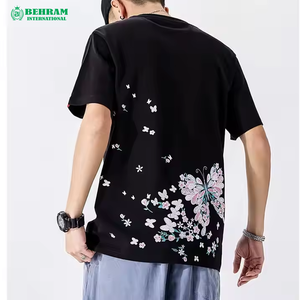 T-shirts pour hommes personnalisés, écologiques, 100% coton biologique, coupe ample et oversize, épaules tombantes, effet délavé à l'acide - Product Image 2