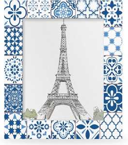 Picture <b>Frames</b> Cow Skin White <b>Black</b> Abstract Resin and Wooden Standing <b>Photo</b> <b>Frames</b> Small Desk Tabletop Picture <b>Frame</b> - Product Image 2