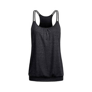 Camiseta sin mangas transpirable servicio OEM camiseta sin mangas para mujer con logotipo personalizado - Product Image 1