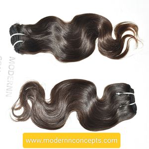 100% cuticule vierge crue alignée sans traitement chimique fournisseur faisceaux bodywave naturels temple extensions de cheveux vietnamiens humains - Product Image 4