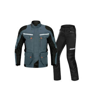 Combinaison de moto en cuir respirant imprimé, légère et flexible, rembourrage de sécurité renforcé, couleurs personnalisables, utilisation toutes saisons - Product Image 2