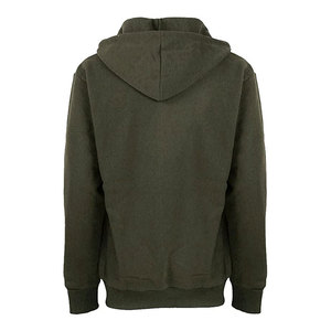 Personalizable 400gsm algodón francés Terry Zip-up Hoodie Drop Shoulder Basics Fleece para el invierno - Product Image 2