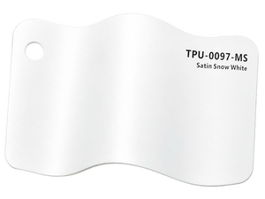 Pellicola per Auto in TPU Satinata Bianco Neve, Mantiene la Forma Stabile con Superficie Liscia, Rivestimento Anti-Macchia, Repele lo Sporco e Facilita la Pulizia - Product Image 2
