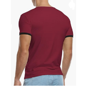 T-shirt surdimensionné 100% coton pour hommes, poids lourd personnalisé, épaule tombante, design uni, logo avant, 180 grammes de tissu, vente en gros - Product Image 3