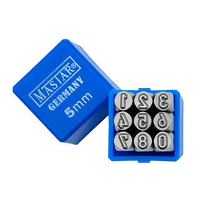 [WIGA]FN-9 Outils de marquage à plat en métal durable de 2,5 mm, tampons de gravure personnalisés avec logo et motif - Product Image 1