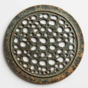 Drain de sol de salle de bain contemporain haut de gamme en acier inoxydable, construction en laiton, bords de précision contrôlés par ordinateur, hôtel moderne - Product Image 2