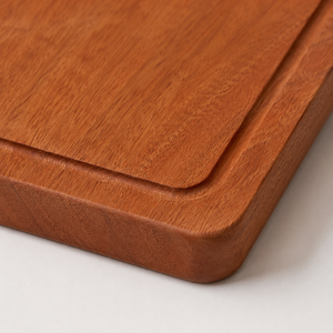 <span class=keywords><strong>Planche</strong></span> à découper en bois d'ébène <span class=keywords><strong>avec</strong></span> rainure profonde pour les jus et réservoir d'angle pour servir fruits, pain et autres aliments en cuisine - Product Image 4