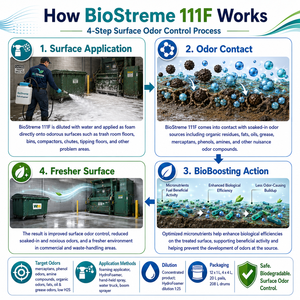 BioStreme 111F Mousse pour Déchets Organiques et Contrôle des Odeurs de Surface - Product Image 5